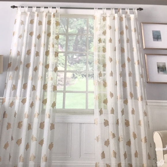 beekman home Other - BEEKMAN Home set of 2 sheet window panels with tab header top . Beautiful